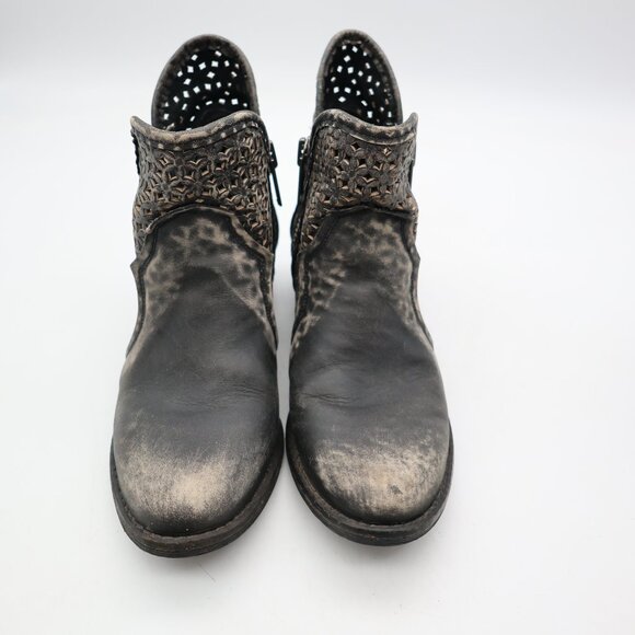 Circle G By Coral Boots Women's Size US 8 Western Bootie Zip Ankle Shoes - Picture 2 of 9